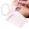 10PCS False Eyelash Fans Paper Card Eyelash Extension Storage Card with Double Sided Adhesive Tape Quick Flower Storage Grafting Kit for Display Rack for Women Girl Eyelash Extension Storage Card view 3