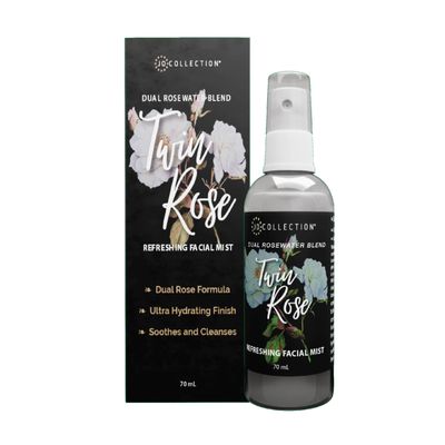 JO COLLECTION Twin Rose Refreshing Facial Mist | Dual Rose Formula with ultra hydrating finish | Makeup Setting Spray | No Sulfates | Natural Hydrating Agent | Soothes and Cleanses