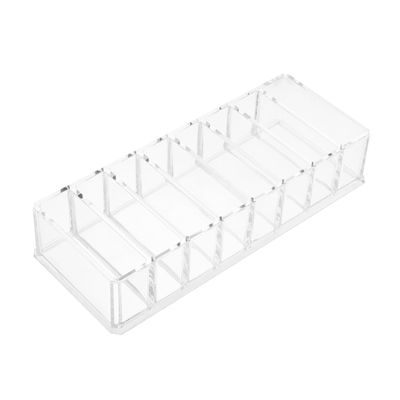 Zerodeko Multifunctional Makeup Storage Box Transparent Eyeshadow Display Rack Cosmetics Organizer for Dressing Table Lipstick Powder Puff Holder