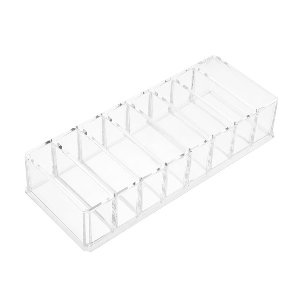 Zerodeko Multifunctional Makeup Storage Box Transparent Eyeshadow Display Rack Cosmetics Organizer for Dressing Table Lipstick Powder Puff Holder