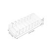 Zerodeko Multifunctional Makeup Storage Box Transparent Eyeshadow Display Rack Cosmetics Organizer for Dressing Table Lipstick Powder Puff Holder view 2