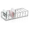Zerodeko Multifunctional Makeup Storage Box Transparent Eyeshadow Display Rack Cosmetics Organizer for Dressing Table Lipstick Powder Puff Holder view 3