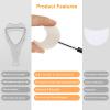 2 Pcs Lash Shield For Applying Lashes, Mascara Guard Shields, Reusable Eyelash Shields Guard, Under Eye Guards for Mascara, Eye Makeup Tools(Black Handle) view 4