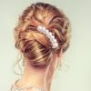 Uonlytech 2pcs Bridal Hair Comb Clip Elegant Wedding Hair Accessories for Women Rhinestone Side Comb for Updo and Bun for Ceremonies and Parties view 3