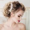 Uonlytech 2pcs Bridal Hair Comb Clip Elegant Wedding Hair Accessories for Women Rhinestone Side Comb for Updo and Bun for Ceremonies and Parties view 4