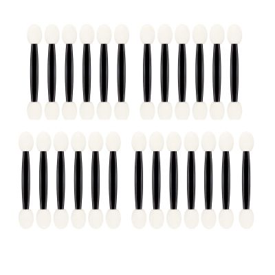 Worparsen Eyeshadow Stick Applicator Soft Wide Application Mini Good Sanitation Double-Head Eye Shadow Brush Compatible with Makeup