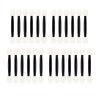 Worparsen Eyeshadow Stick Applicator Soft Wide Application Mini Good Sanitation Double-Head Eye Shadow Brush Compatible with Makeup view 1