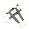 Worparsen Eyeshadow Stick Applicator Soft Wide Application Mini Good Sanitation Double-Head Eye Shadow Brush Compatible with Makeup view 3