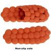 Massage Bubble Slides Slippers for Women Men, Funny Lychee Non-Slip Spa Slippers, Gym House Slippers Shower Bedroom Slippers, Thick Sole Spa Slides Slippers (Orange,8,9,Men,6,7) view 3
