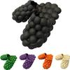 Massage Bubble Slides Slippers for Women Men, Funny Lychee Non-Slip Spa Slippers, Gym House Slippers Shower Bedroom Slippers, Thick Sole Spa Slides Slippers (Black,10.5,11.5,Men,8.5,9.5) view 1