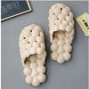 Massage Bubble Slides Slippers for Women Men, Funny Lychee Non-Slip Spa Slippers, Gym House Slippers Shower Bedroom Slippers, Thick Sole Spa Slides Slippers (Beige,8,9,Men,6,7) view 4