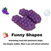 Massage Bubble Slides Slippers for Women Men, Funny Lychee Non-Slip Spa Slippers, Gym House Slippers Shower Bedroom Slippers, Thick Sole Spa Slides Slippers (Purple,9.5,10,Men,7.5,8) view 4