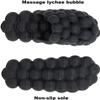 Massage Bubble Slides Slippers for Women Men, Funny Lychee Non-Slip Spa Slippers, Gym House Slippers Shower Bedroom Slippers, Thick Sole Spa Slides Slippers (Black,9.5,10,Men,7.5,8) view 3