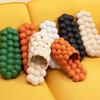 Massage Bubble Slides Slippers for Women Men, Funny Lychee Non-Slip Spa Slippers, Gym House Slippers Shower Bedroom Slippers, Thick Sole Spa Slides Slippers (Black,9.5,10,Men,7.5,8) view 4