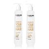 Luxliss Keratin Daily Care Shampoo and Conditioner Set, 2 Pack (16 Fl Oz each), Moisturizing, Anti-frizz, Repairing, for Chemically Treated Hair, Argan Oil view 1