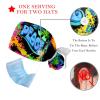 2 Pack Cannabis Leaves Heart and Sun Adjustable Working Cap with Button and Sweatband, Women Ponytail Pouch Tie Back Hats view 3