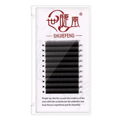 3d Clover False Eyelashes Curling Lashes Extension B/C Curling 8-12mm Eyelash Extension Supplies W-Shaped Eyelash 3D Self-Grafting Automatic Blooming Lashes (8mm, Clover-C-0.05)