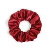 DISANGNI Silk Hair Scrunchies for Frizz&Breakage Prevention, Pure 22Momme100% Mulberry Silk Hair Ties No Damage, Elastic Silk ponytail Holders, 16Pc, Random Color (Red) view 1