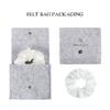 DISANGNI Silk Hair Scrunchies for Frizz&Breakage Prevention, Pure 22Momme100% Mulberry Silk Hair Ties No Damage, Elastic Silk ponytail Holders, 16Pc, Random Color (White) view 2
