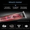 Adult 3-bit Electric Push,Hairdresser with Thread, Notch Carving,Professional Hair Salon Electric Push and Shear (Black) view 3