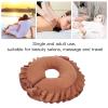 Yinhing U Shaped Face Pillow,Face Massage Pillow,U Shaped Neck Cushion Soft Table Bed Face Pillow for Beauty Salon SPA Massage,Travel Flight Neck Pad(Coffee) view 4