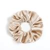 DISANGNI Silk Hair Scrunchies for Frizz&Breakage Prevention, Pure 22Momme100% Mulberry Silk Hair Ties No Damage, Elastic Silk ponytail Holders, 16Pc, Random Color (Gold) view 1