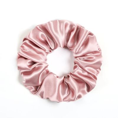 DISANGNI Silk Hair Scrunchies for Frizz&Breakage Prevention, Pure 22Momme100% Mulberry Silk Hair Ties No Damage, Elastic Silk ponytail Holders, 16Pc, Random Color (Pink)