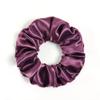 DISANGNI Silk Hair Scrunchies for Frizz&Breakage Prevention, Pure 22Momme100% Mulberry Silk Hair Ties No Damage, Elastic Silk ponytail Holders, 16Pc, Random Color (Purple) view 1