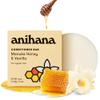 ANIHANA Conditioner Bar for Regular Normal Hair Clean Purifying Natural Healthy Look and Shine Paraben Free Manuka Honey and Vanilla 2.1 oz view 1