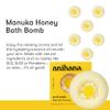 ANIHANA Bath Bomb with Coconut Oil, Paraben Free, Hand-Crafted Luxury Fizzers, Refreshing Manuka Honey Scent, 6.3 oz view 2