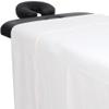 ForPro Professional Collection Premium Checker Weave Thermal Massage Blanket, 100% Cotton, for Massage Tables, Beds, Sofas, 66" x 90", White view 1