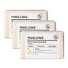 MARLOWE. No. 102 Body Scrub Soap 7 oz (3 Bars), Santal, Exfoliating Soap Bar with Shea Butter, Olive Oil & Green Tea Extracts, Cleanses, Smooths & Revitalizes Skin, Warm Amber, Spice & Citron Scent view 1