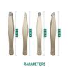 Erised's Bifrost Mini Eyebrow Tweezers Set - Professional Stainless Steel Tweezers for Travel, Best Precision Tweezers for Eyebrows - Great Precision for Facial Hair Removal, Portable for Outdooring view 2