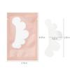 Mekupeu 100 Pairs Eye Under Gel Pads Eyelash Extensions Patches,Lash Extension Lint Free Under Hydrogel Eye Mask Pads Beauty Tools (Pink) view 2
