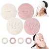 Quarter Rainbow 4 Pack Reusable Face Towel Mask Cold Hot Compress Facial Steamer Towel Moisturizing Beauty Skin Care Spa Towels for Facial Steamer Mask for Women Girls view 1