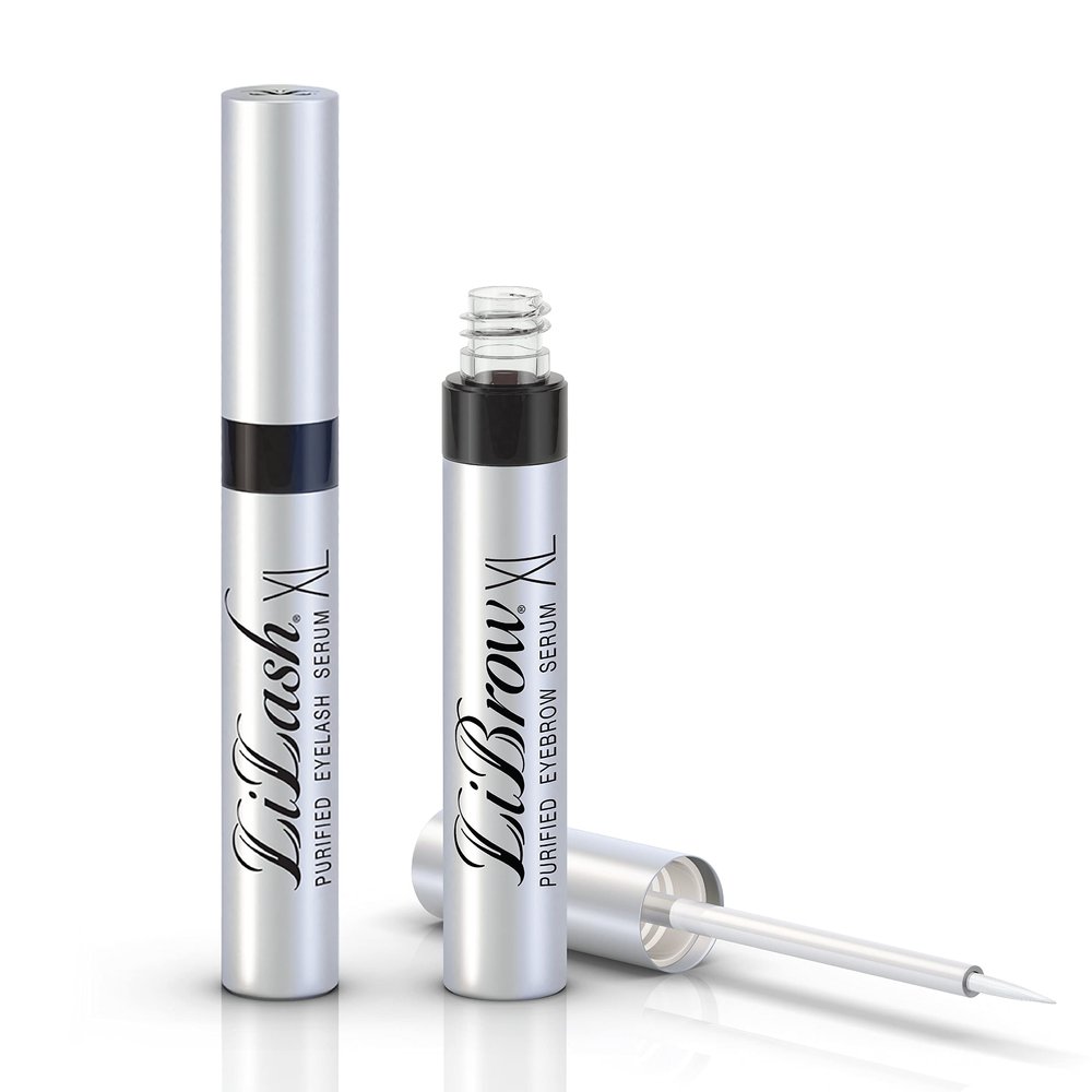 LiLash & LiBrow Best Sellers Set - Contains LiLash Purified Eye Serum & LiBrow Purified Eyebrow Serum, Natural Eyelash and Eyebrow Enhancement Serums