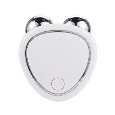 shlutesoy Face Slim Device Reusable Simple Operation Universal Face Lift Machine Roller Compatible with Men White