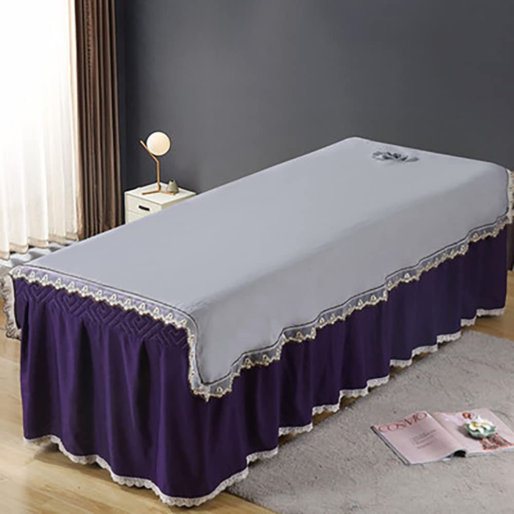 Luxurious Beauty Massage Bed Cover Elegant Spa Body Bed Sheet Exquisite Classic Salon Bed Sheet Retro Beauty Salon Massage Table Bed Sheet for Salon Massage Bed Set Beauty Salon-I L190xw120cm