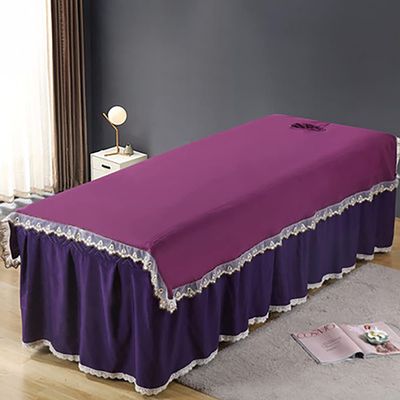 Luxurious Beauty Massage Bed Cover Elegant Spa Body Bed Sheet Exquisite Classic Salon Bed Sheet Retro Beauty Salon Massage Table Bed Sheet for Salon Massage Bed Set Beauty Salon-N L190xw80cm