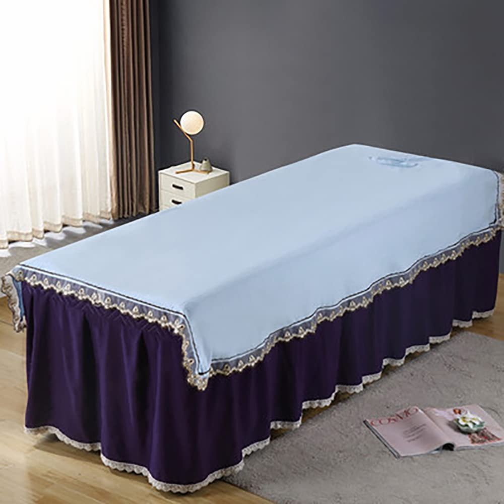 Luxurious Beauty Massage Bed Cover Elegant Spa Body Bed Sheet Exquisite Classic Salon Bed Sheet Retro Beauty Salon Massage Table Bed Sheet for Salon Massage Bed Set Beauty Salon-P L190xw80cm