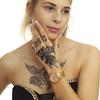 2 x Marijuana Hand Tattoo - Motif and writing in black - Temporary Skin Tattoo - MHT027 (2) view 3