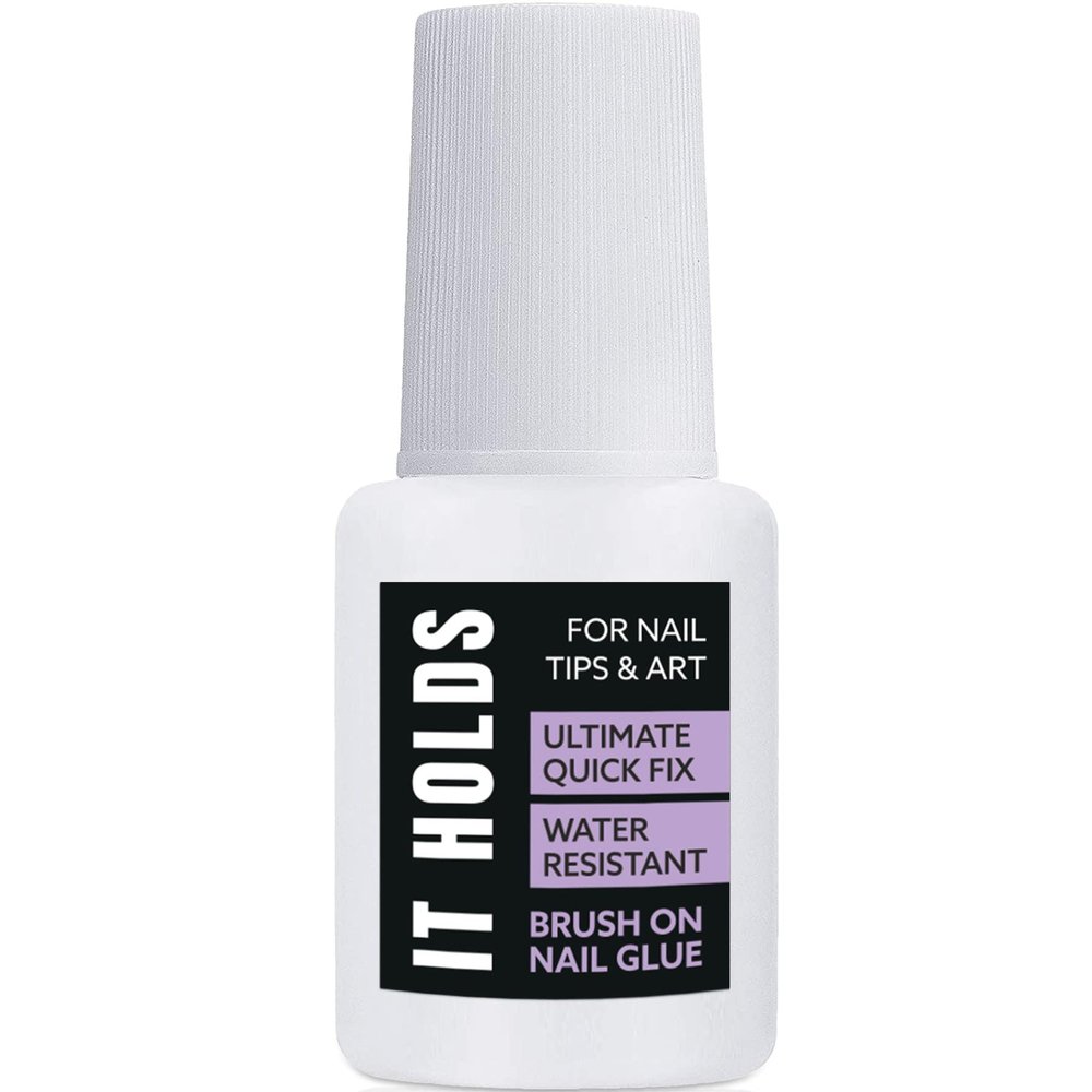 Brush On Nail Glue for Press On Nails, Extra Strong for Acrylic, Waterproof for Fake Nails Long Lasting Nail Glue, Professional for Nail Tips (8ml)