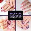 Brush On Nail Glue for Press On Nails, Extra Strong for Acrylic, Waterproof for Fake Nails Long Lasting Nail Glue, Professional for Nail Tips (8ml) view 3