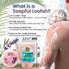 Soapful Loofah  Lavender Eucalyptus | Exfoliating Loofah Soap Bar | Vegan Glycerin + Built-in Natural Loofah | Soothing Spa Shower Scrub | Shower Scrubber view 3