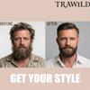 TRAWILD Sandalwood Beard Comb for Men with Mother of Pearl Inlay, Premium Grooming Wood & Wooden Comb for Beard and Mustache view 3