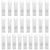 25 Pieces 5ml Clear Empty Plastic Container Lip Balm Containers Lipstick Tubes Plastic Refill Lip Balm Tube with Cap view 1