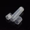 25 Pieces 5ml Clear Empty Plastic Container Lip Balm Containers Lipstick Tubes Plastic Refill Lip Balm Tube with Cap view 3