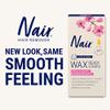 Nair Hair Remover Wax Ready Strips for Legs & Body, No Mess Waxing Kit for Hair Removal, 3-pack Wax Strips, 40ct Each Wax Kit view 2