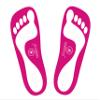 KobbTan Spray Tan Feet Pads 120Pairss Disposable & Economic for Spray tanning,Use in Tanning booth,Sunless Tanning at Home or Beauty Salon-Non Slip-Comfortable-Hygienic-Ultra Bronzing (Red) view 1
