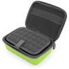 CASEMATIX Green Clipper Blade Holder for 12 Blades - Protective Clipper Blade Storage Case with Barber Blade Holder Foam and Hard Shell Impact-Resistant Outer, Case Only view 3